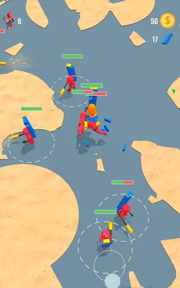 Stickman Fight: Battle Arena MOD APK — Много денег — скриншот 4 Stickman Fight: Battle Arena MOD APK — Много денег — скриншот 4