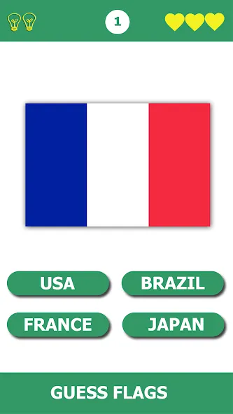 Взломанная Flag Quiz Gallery: Quiz, Guess на Андроид — Все уровни разблокированы — скриншот 4 Взломанная Flag Quiz Gallery: Quiz, Guess на Андроид — Все уровни разблокированы — скриншот 4