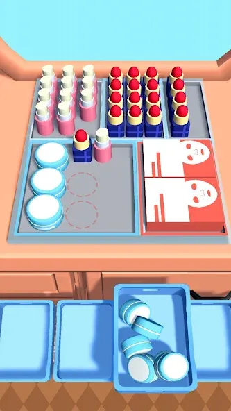 Fill Up Fridge：Organizing Game — Мод: Все открыто — скриншот 3