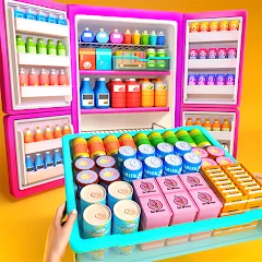 Fill Up Fridge：Organizing Game — Мод: Все открыто