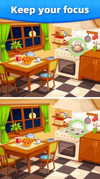 Скачать Differences, Find Difference с модом — Все подсказки разблокированы — скриншот 4
