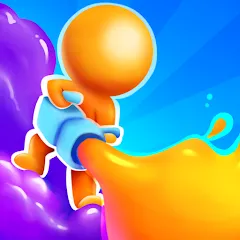 Взломанная Dye Hard - Color War на Андроид — Много денег