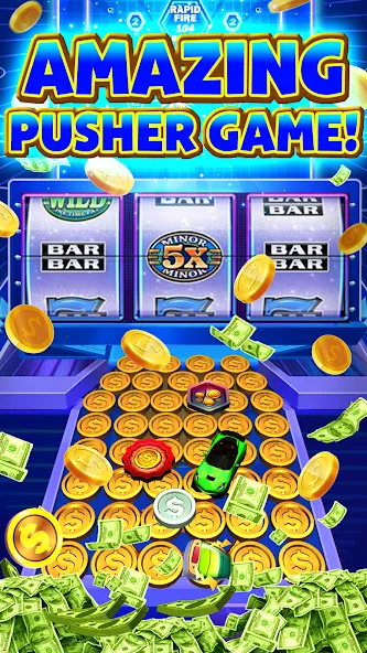 Cash Carnival Coin Pusher Game на Андроид — Мод Много денег — скриншот 4