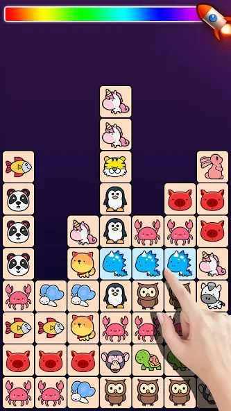 Взлом Match Animal - Match Game — Много денег — скриншот 1