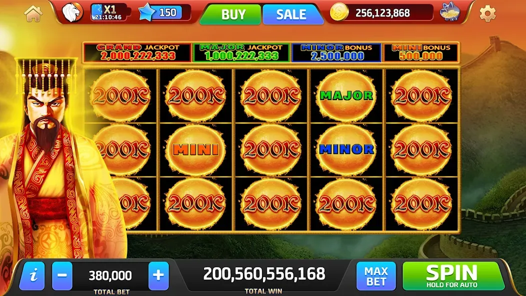 Royal Jackpot Casino Machines на Андроид — Много денег — скриншот 1