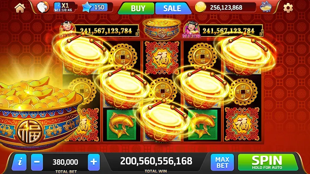 Royal Jackpot Casino Machines на Андроид — Много денег — скриншот 4