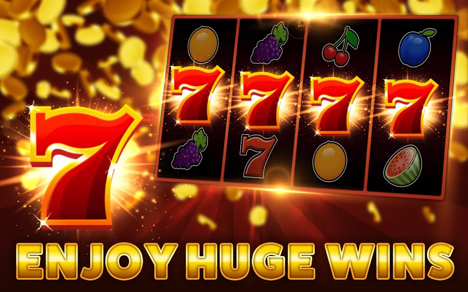 Скачать Slots - Casino Slot Machines с модом — Много денег и бесконечные спины — скриншот 1
