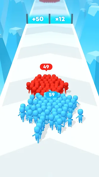 Скачать взломанную Count Masters: Stickman Games — Много денег — скриншот 1