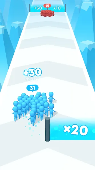 Скачать взломанную Count Masters: Stickman Games — Много денег — скриншот 4