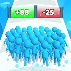 Скачать взломанную Count Masters: Stickman Games — Много денег