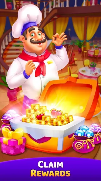 Скачать взломанную Bubble Cafe — Много денег — скриншот 3