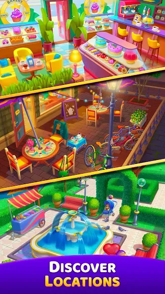 Скачать взломанную Bubble Cafe — Много денег — скриншот 4
