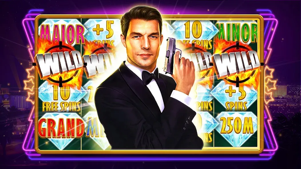 Gambino Slots・Play Live Casino MOD APK — Много монет — скриншот 1