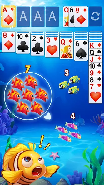 Solitaire Fish — Много денег — скриншот 1