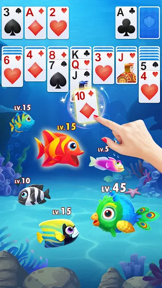 Solitaire Fish — Много денег — скриншот 2