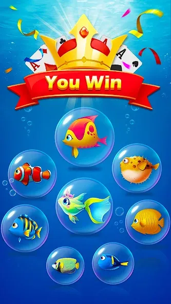 Solitaire Fish — Много денег — скриншот 4