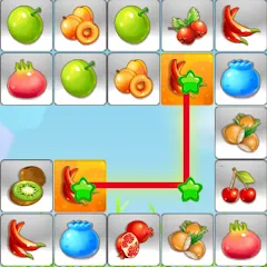 Скачать взлом Link fruits - fruit match pair на Андроид — Много денег