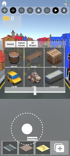 Game Maker 3D на Андроид — Все инструменты открыты — скриншот 4