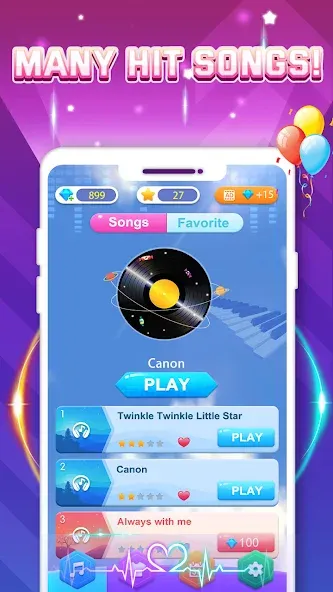 Piano Game: Classic Music Song MOD APK на Android — Всё разблокировано — скриншот 5