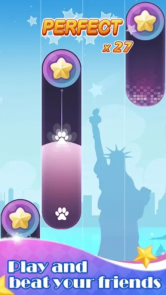 Взломанная Piano Trip - Magic Music Game на Андроид — Много денег и без рекламы — скриншот 1 Взломанная Piano Trip - Magic Music Game на Андроид — Много денег и без рекламы — скриншот 1