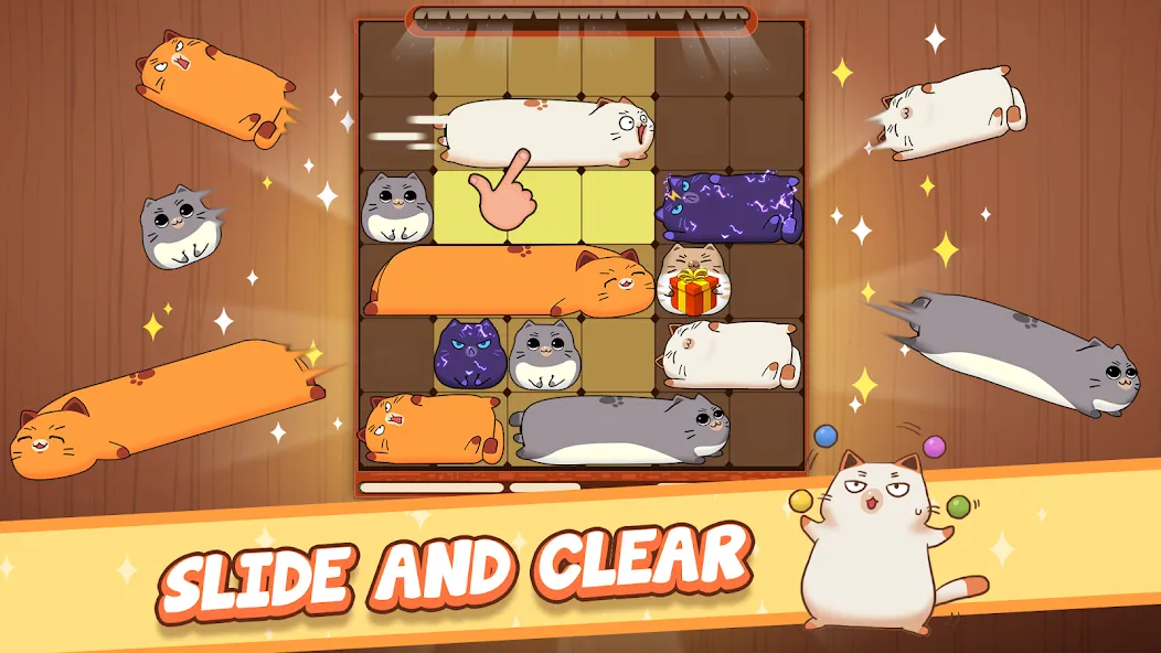 Haru Cats: Cute Sliding Puzzle — Много монет и без рекламы — скриншот 1 Haru Cats: Cute Sliding Puzzle — Много монет и без рекламы — скриншот 1
