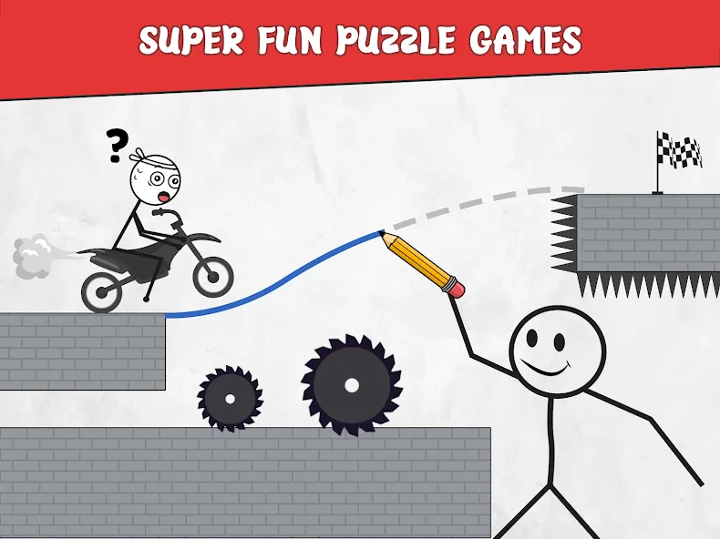 Draw Bridge: Puzzle Games MOD APK на Android — Много денег — скриншот 5