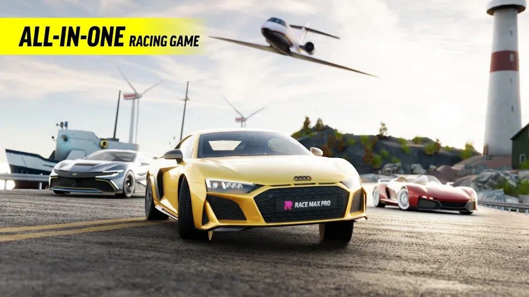 Скачать Race Max Pro - Car Racing на телефон — Много денег и бесплатные покупки — скриншот 1
