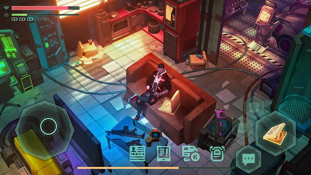 Скачать Cyberika: Action Cyberpunk RPG — Модификация Много денег и бесплатный крафт — скриншот 2