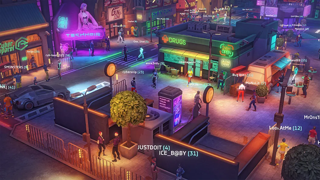 Скачать Cyberika: Action Cyberpunk RPG — Модификация Много денег и бесплатный крафт — скриншот 4