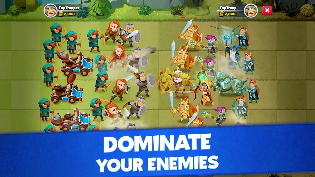 Top Troops: Adventure RPG MOD APK — Много денег — скриншот 3 Top Troops: Adventure RPG MOD APK — Много денег — скриншот 3