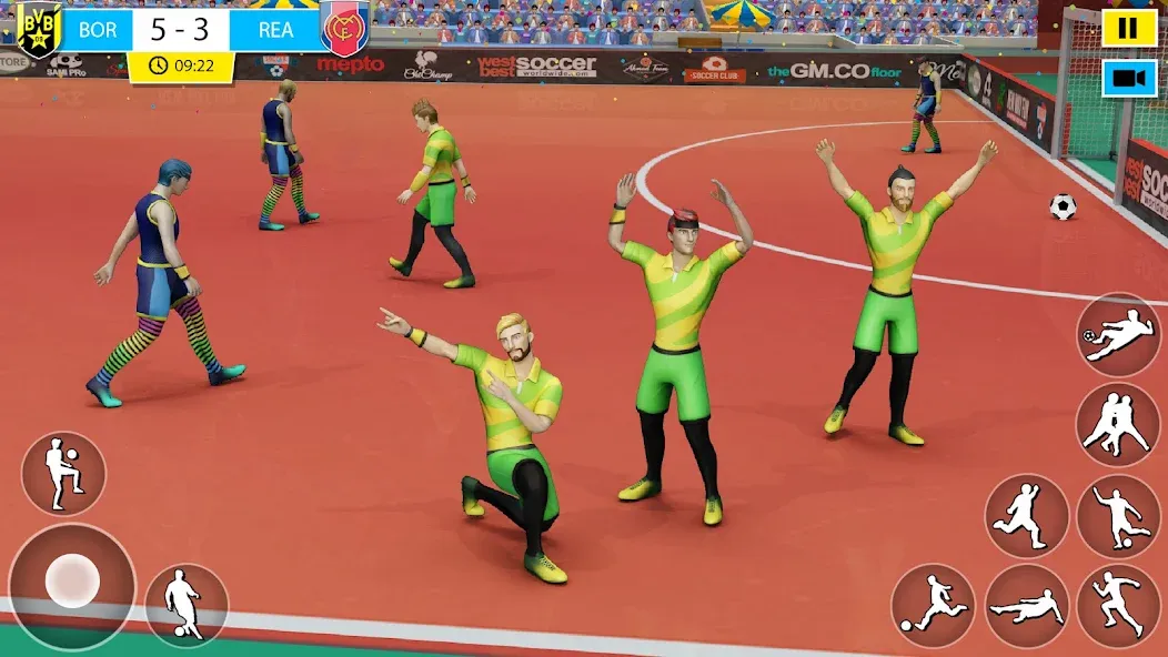 Взломанная Indoor Futsal: Football Games на Андроид — Все разблокировано — скриншот 2 Взломанная Indoor Futsal: Football Games на Андроид — Все разблокировано — скриншот 2
