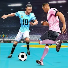Взломанная Indoor Futsal: Football Games на Андроид — Все разблокировано