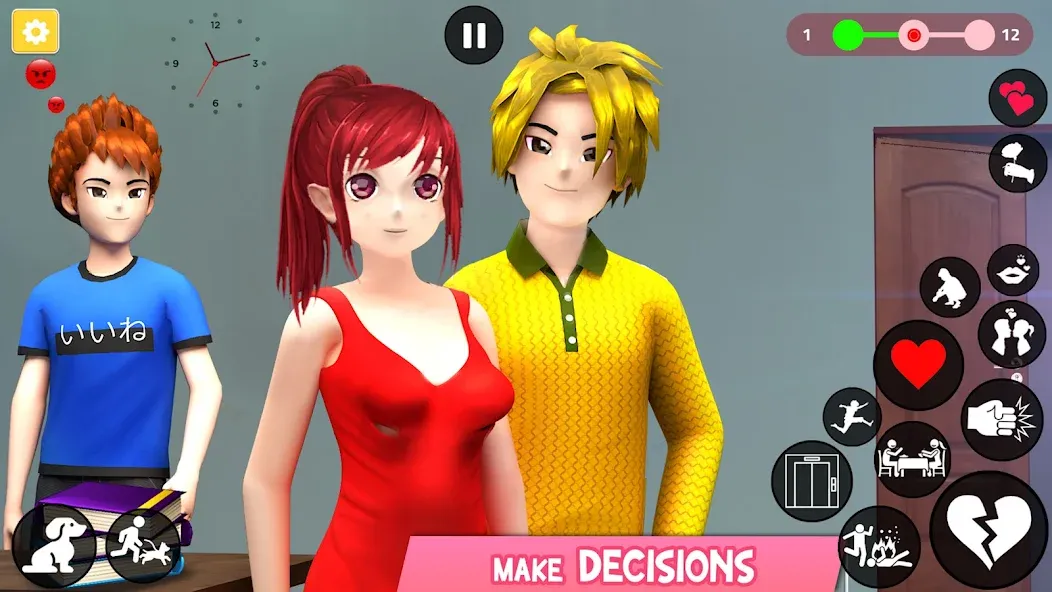 Скачать взлом Save the Date 3D: Life Games на Андроид — Много денег — скриншот 2