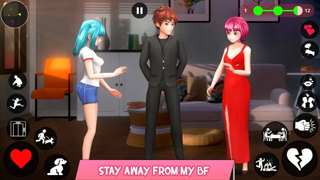 Скачать взлом Save the Date 3D: Life Games на Андроид — Много денег — скриншот 4