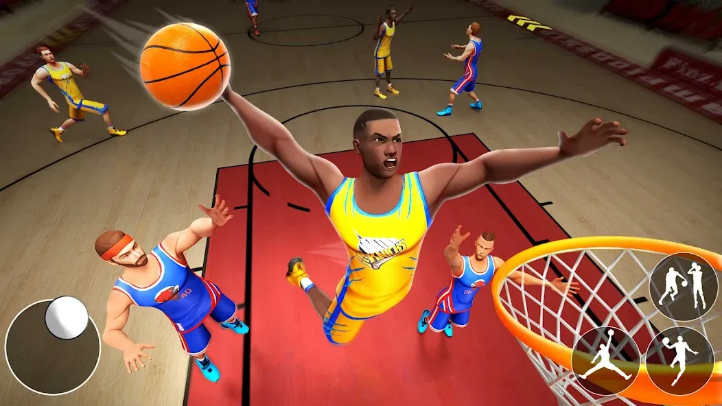 Скачать Dunk Smash: Basketball Games (Мод: Все разблокировано) на Андроид — скриншот 1 Скачать Dunk Smash: Basketball Games (Мод: Все разблокировано) на Андроид — скриншот 1