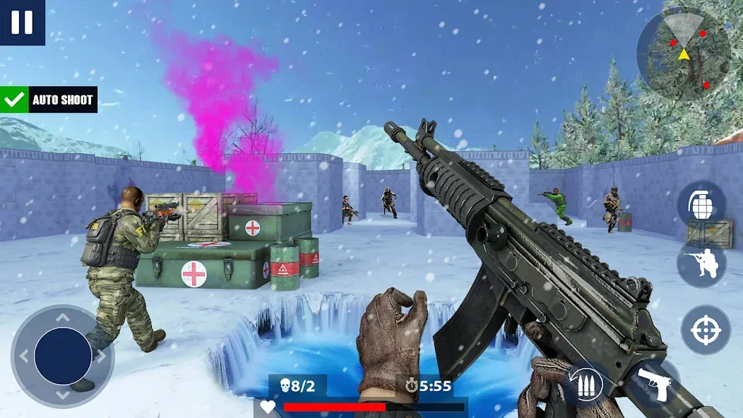 Скачать War Zone: Gun Shooting Games на Андроид — Много денег — скриншот 5