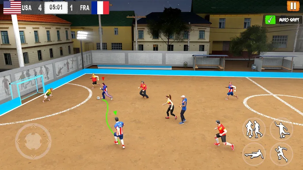 Скачать Street Football: Futsal Games — Модификация Много денег и всё открыто — скриншот 3