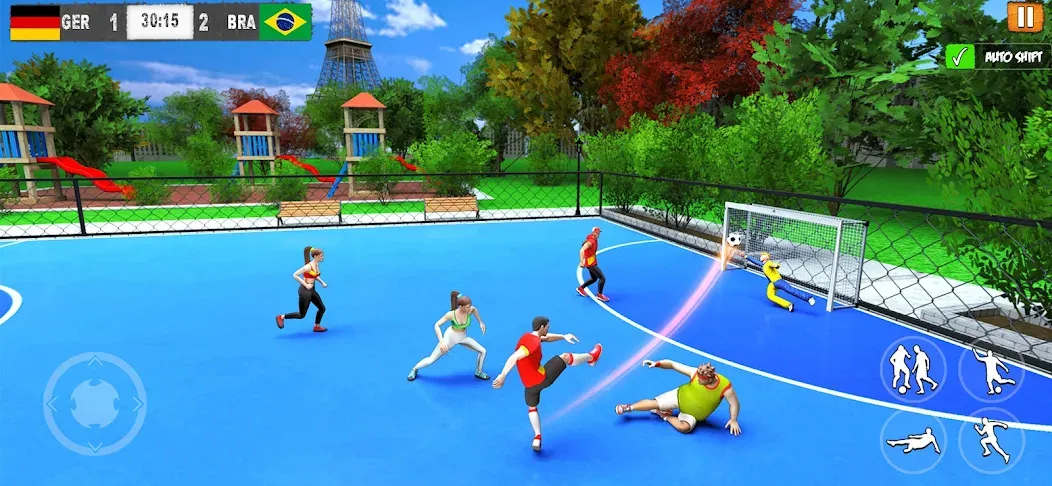 Скачать Street Football: Futsal Games — Модификация Много денег и всё открыто — скриншот 5