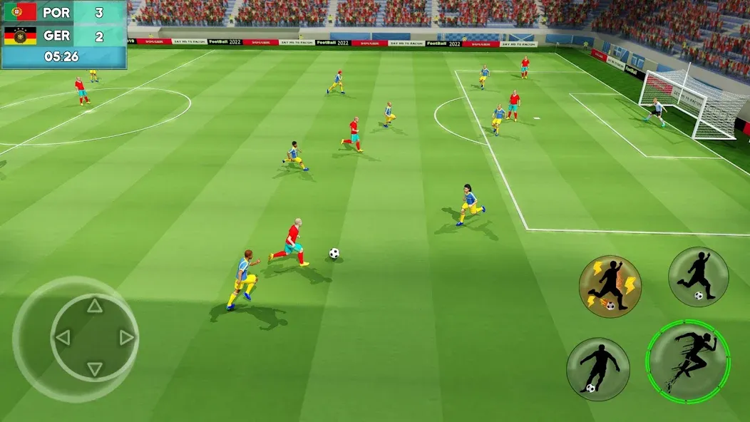 Play Football: Soccer Games — Взломанная версия (Много денег) — скриншот 3