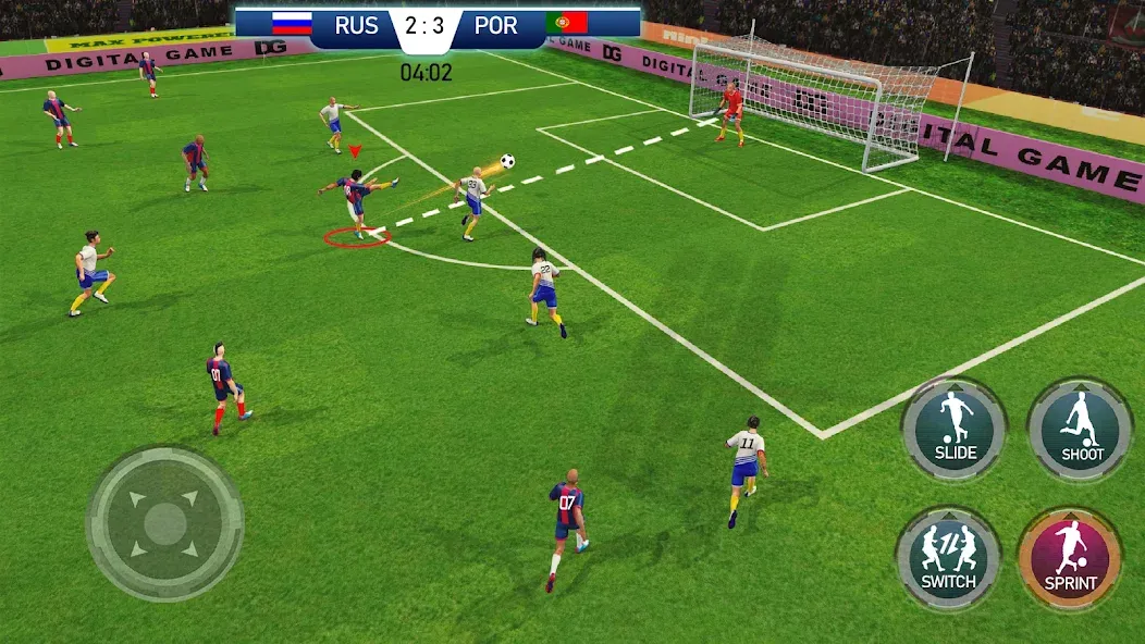 Play Football: Soccer Games — Взломанная версия (Много денег) — скриншот 5
