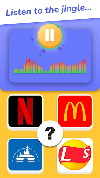 Jingle Quiz: logo music trivia на Андроид — Все уровни открыты — скриншот 1