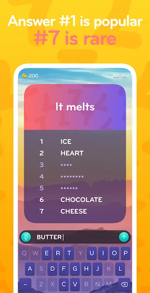 Top 7 - family word game MOD — Все ответы открыты на Андроид — скриншот 2