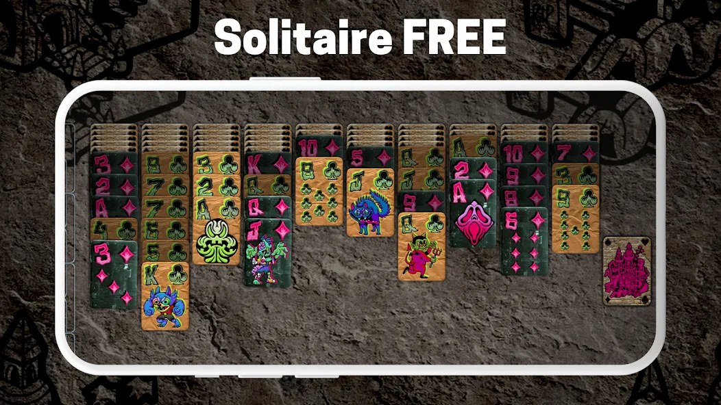 Скачать FLICK SOLITAIRE - Card Games на Андроид — Все карты и стили открыты — скриншот 3
