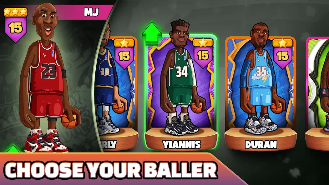 Скачать Your Balls: Basketball Game (Мод: Много денег) на Андроид — скриншот 2