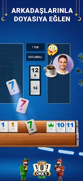 Скачать 101 Okey Club: Play 101 Plus — Модификация Много денег — скриншот 2