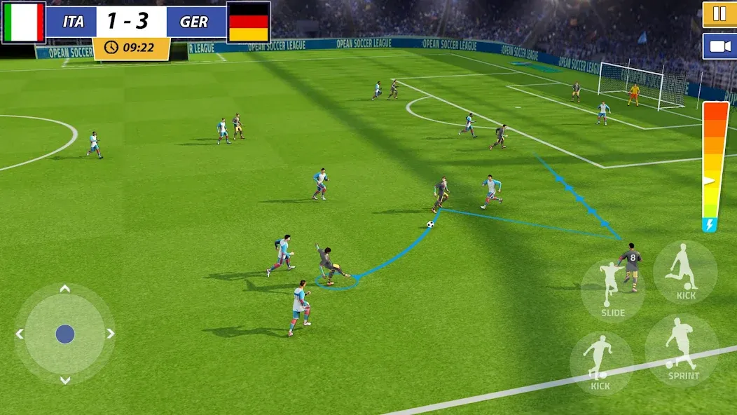 Скачать Soccer Star: Soccer Kicks Game на Андроид — Много денег — скриншот 1
