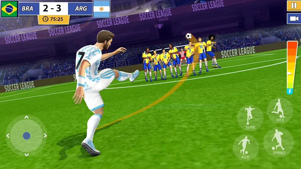 Скачать Soccer Star: Soccer Kicks Game на Андроид — Много денег — скриншот 3