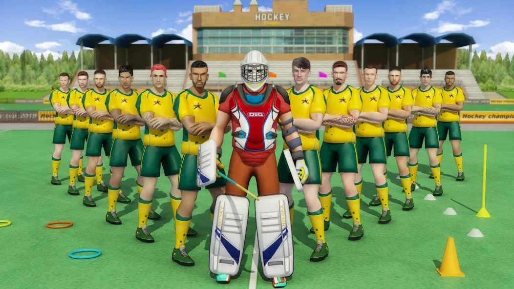 Field Hockey Game — Много денег и разблокировано всё — скриншот 4