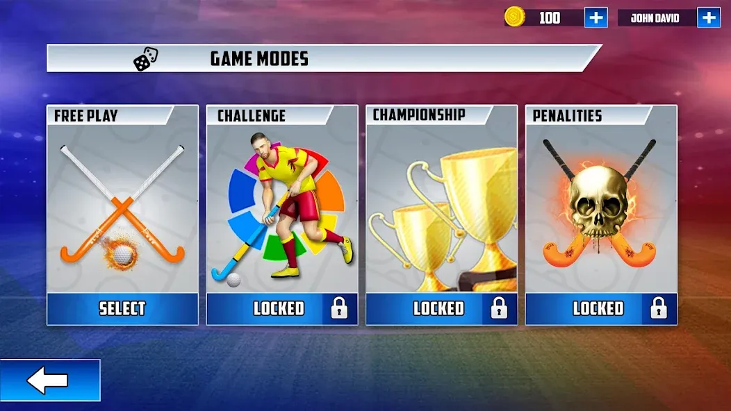 Field Hockey Game — Много денег и разблокировано всё — скриншот 5