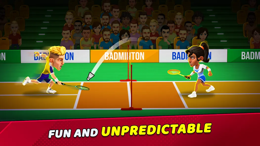 Скачать Badminton Clash 3D — Последняя версия (Много денег) — скриншот 2